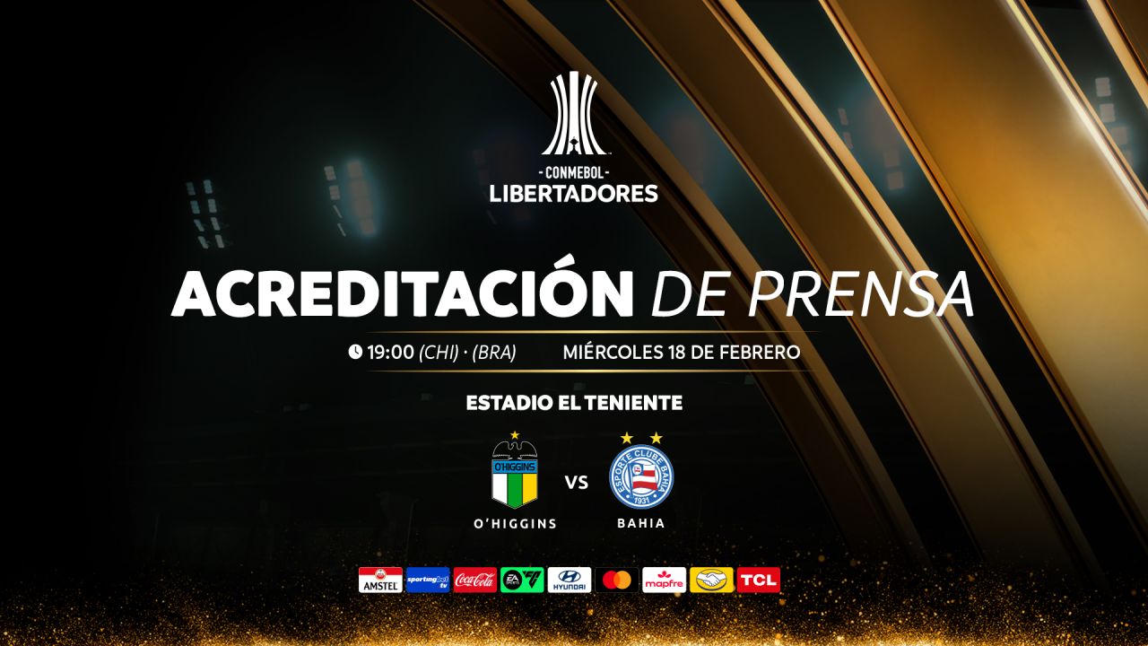 Acreditaci&oacute;n de Prensa - Copa CONMEBOL Libertadores.