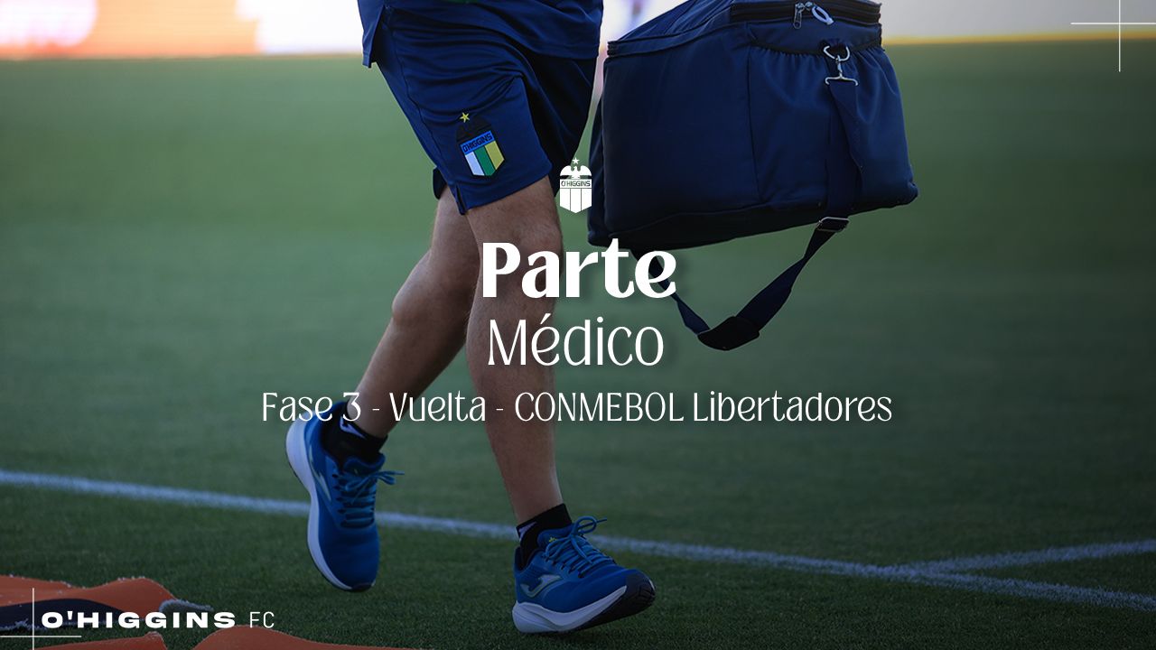Parte M&eacute;dico: Deportes Tolima vs O'Higgins FC