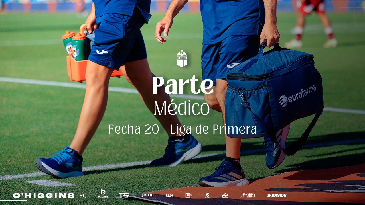 Parte M&eacute;dico: O'Higgins FC vs Palestino