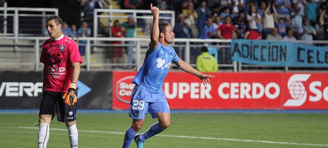 El goleador Octavio Rivero. El goleador Octavio Rivero.
