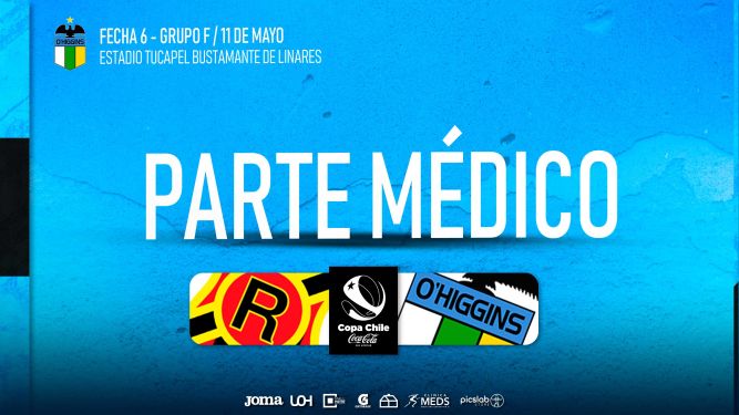 Parte Médico: Rangers - O'Higgins FC